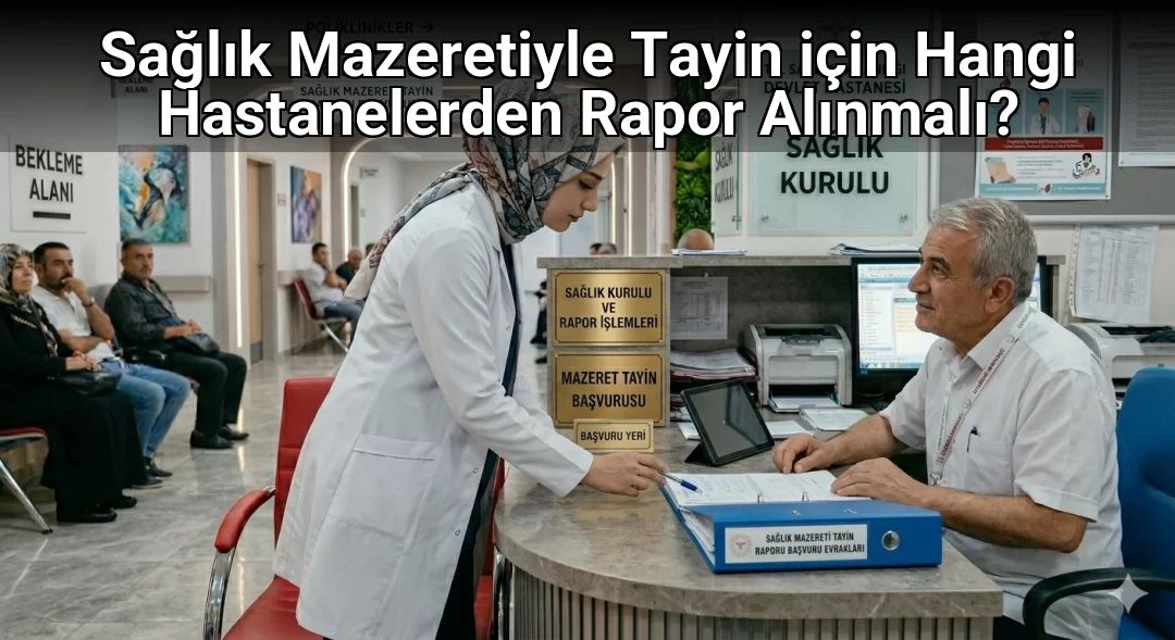 Sağlık Mazeretiyle Tayin için Hangi Hastanelerden Rapor Alınmalı?